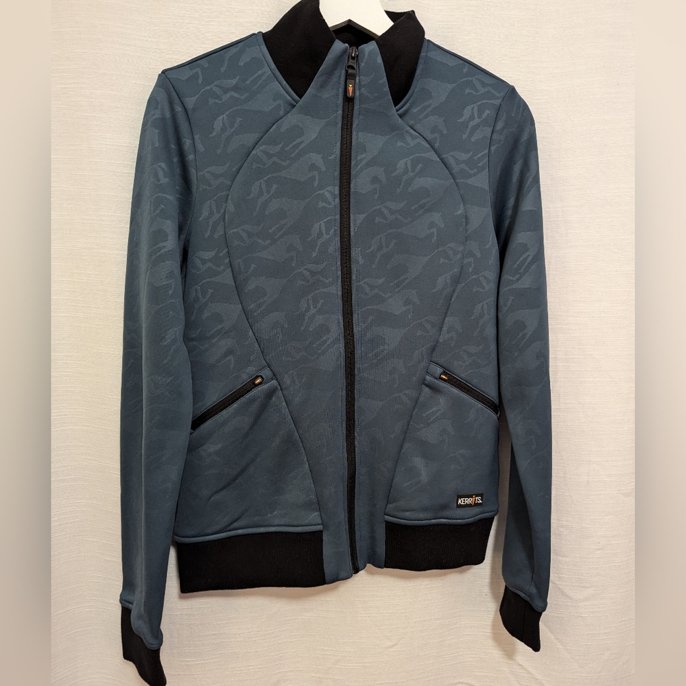 Kerrits warm up fleece jacket size small with noble outfitters riding gloves